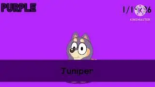 My Color Spectrum Month Daily: Month 1 - Day 19: Juniper (Bluey)