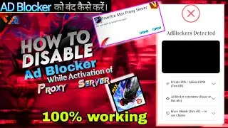 How to Turn Off Ad Blocker|| How to Disable Ad Blocker 100% working #proxy #freefire 