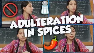 Adulteration in Spices 🧂🌶️