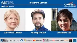ORF CyFy 2021 Inaugural Session || Anurag Thakur || orf  || Josephine Teo ||