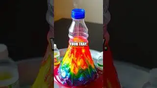 Baking Soda and Vinegar Volcano Experiment