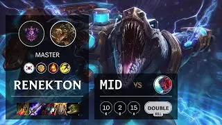 Renekton Mid vs Yone - KR Master Patch 10.21