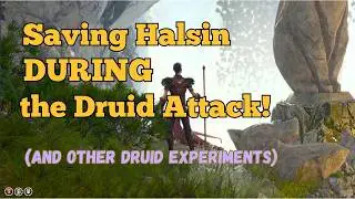 Experimenting with the Druids (Baldur's Gate 3)
