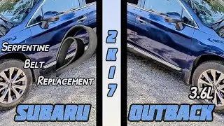 2017 Subaru Outback Serpentine Belt Replacement