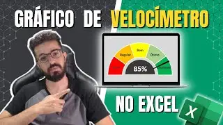 GRÁFICO de VELOCÍMETRO no Excel - Deixe Seu DASHBOARD ainda mais INCRÍVEL Com Este Gráfico