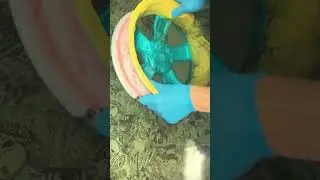 Water slide decal technique on rims #shorts