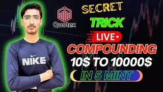 BACK TO BACK WIN🔥 Live Trading compounding || Quotex Trading Strategy
