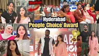 Hyderabad People's Choice Awards vlog | aaj ham gaye Awards main vlog | People's Choice Awards