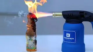 A GAS TORCH VS STUFF. Satisfying Melting Things 4K
