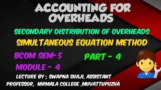 SIMULTANEOUS EQUATION METHOD