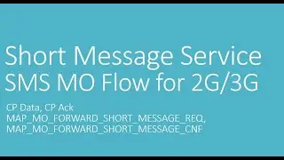 Short Message Service - SMS MO Flow for 2G / 3G GSM WCDMA Networks