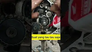 pasang rantai keteng Honda Supra