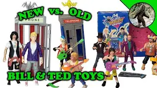 Bill & Ted's Excellent Adventure FigBiz action figures from Incendium plus vintage Kenner toy line