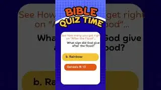 The Great Flood Quiz 🌧️  Genesis Bible Trivia
