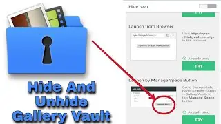 Unhide Gallery Vault Through Manage Space|Gallery Vault Unhide 100% Working