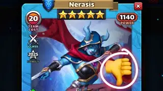 Empires & Puzzles HoTM 🧊 NERASIS, Single PoKe Melow with decent Stats❗️