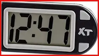 Stay On Time Anywhere with This Easy-Mount Digital Clock