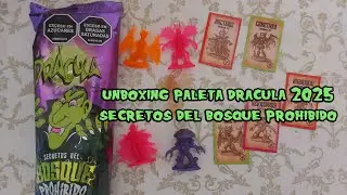 UNBOXING PALETA DRACULA 2025 SECRETOS DEL BOSQUE PROHIBIDO