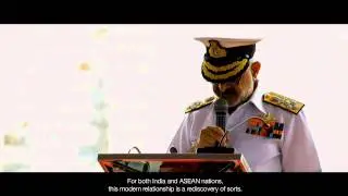 CNS Admiral D. K. Joshi's Speech at INS Sudarshini's Flag Off | ASEAN INDIA