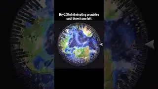 day 100 of eliminating countries with wheel #shorts #earth #shortsfeed