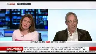 Denis Lynn discusses Naked Bacon on Sky News