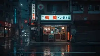 Tokyo After Midnight 🌙 Rain & Lofi for Long, Quiet Nights