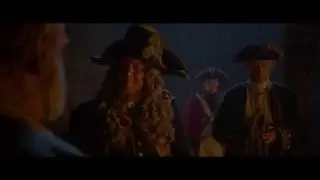 Гектор Барбосса хочет повесить Джошами Гиббса. HD
