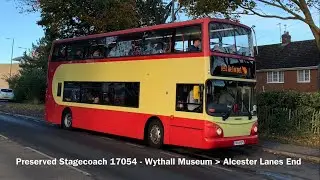 Preserved Stagecoach 17054 Dennis Trident (Voith/€2) T654KPU
