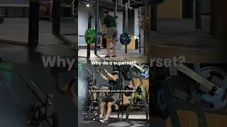 How you should do SUPERSETS (explained in 1 minute)