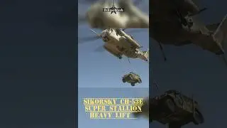 Sikorsky CH-53E Super Stallion Heavy Lift  Humvee #usaf #usnavy #shorts