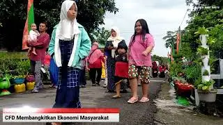 Jelang berbuka puasa CFD Desa Tertek sukses sedot perhatian warga sekitar Pare
