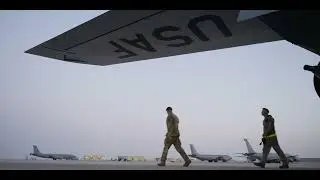 Calm Waters: Poseidon refuels with Stratotanker over USCENTCOM AOR