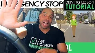 How to Emergency Stop Safely on Driving Test | Driving Tutorial | Updated 2025