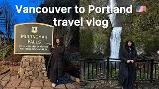 Vancouver to Portland travel vlog // new year vlog 2026 @Gurgaongirly  must visit places in Oregon 