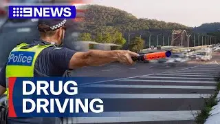Significant spike in drug driving this year | 9 News Australia