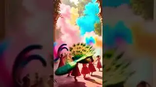 Dance for Holi! #HoliCelebration #VibrantColors #FestivalMagic #Shorts