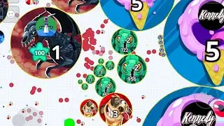 TKS vs NTP - CLAN WAR (AGAR.IO MOBILE)