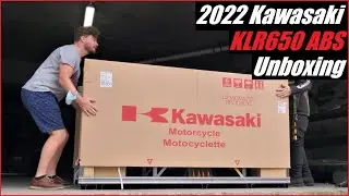 2022 Kawasaki KLR650 ABS Unboxing | Vlog