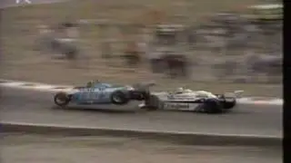1981-Zandvoort-Accidente entre Jacques Laffite y Carlos Reutemann