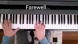 Farewell...  jazzy composition with Barry Harris and Cory Henry voicings. Cm7#5  Ebm13  Db13  Cdim