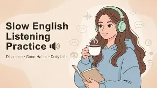 Slow English Listening Practice 🎧 | Discipline & Good Habits | A1 English 