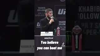 Khabib Nurmagomedov: &ldquo;He Fight For Money, I Fight For Legacy&rdquo;