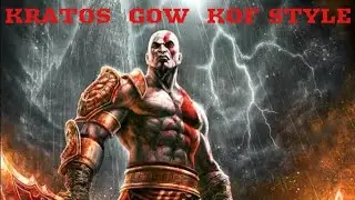 kratos !!  (GOD OF WAR)  KOF STYLE