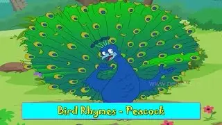 Peacock Rhyme | Bird Rhymes for Children | Nursery Rhymes for Kids | Most Popular Rhymes HD
