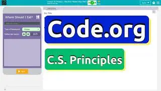 Code.org Lesson 12 Decision Maker App Part 1 | Planning Guide | Tutorial with Answers | Unit 4