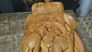 Wooden Hand Carved Elephant Statue | Perfect Carving Elephant for Home Decor and Gifts