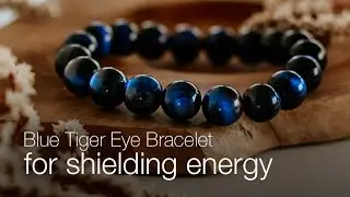Blue Tiger Eye Bracelet | 💎: Tiger's Eye
