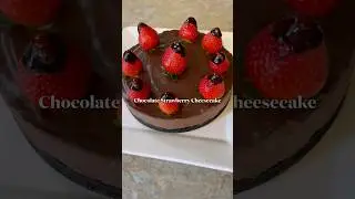 Chocolate Strawberry Cheesecake