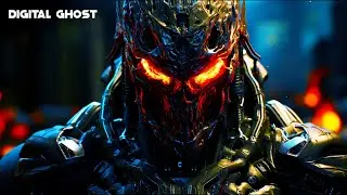 Cyberpunk Dark Synth Mix - Digital Ghost // Darksynth Industrial Synthwave Music