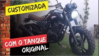 #101 - FAZER 250 SCRAMBLER CUSTOM MADMAX COM O TANQUE ORIGINAL